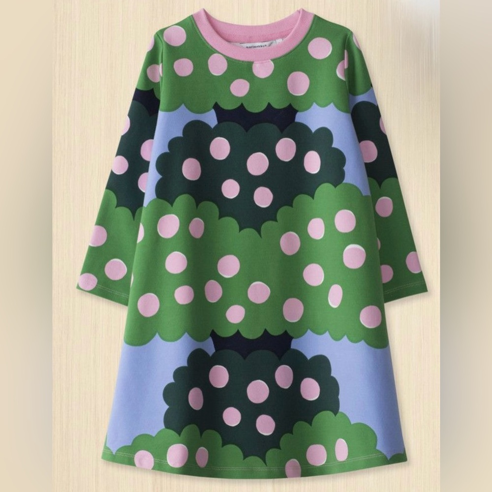 Marimekko Girls Pomppu Dress - Size 4/5Y